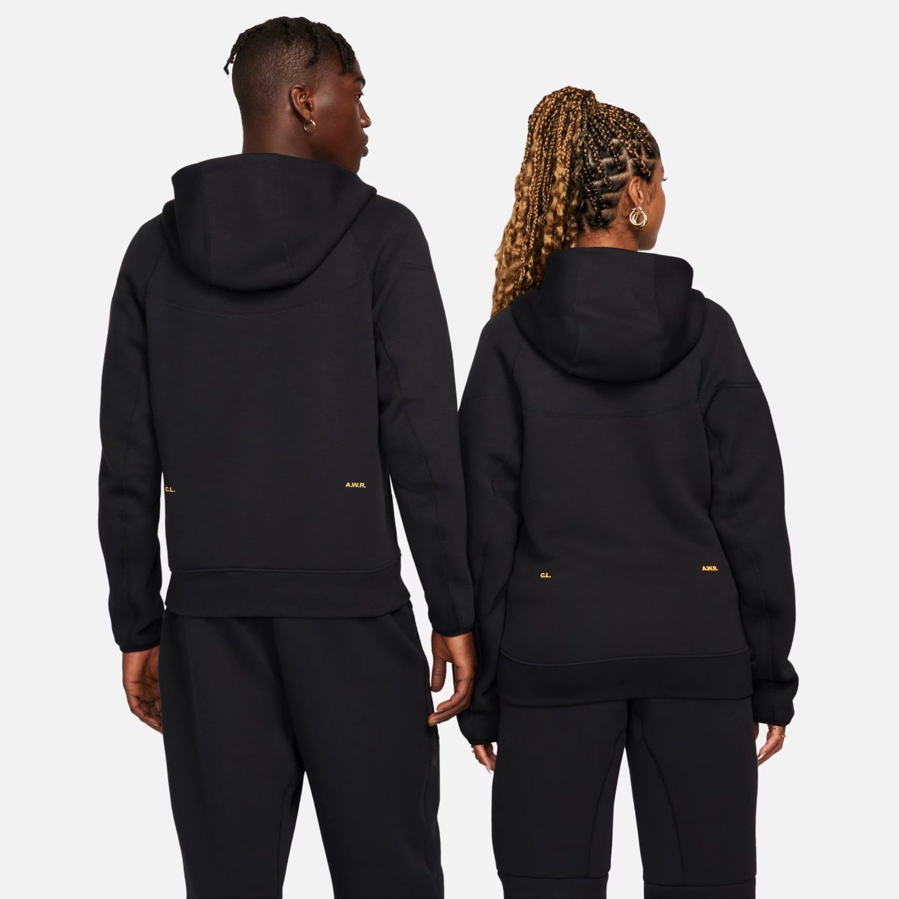 Conjunto de Sudadera con Capucha & Pantalones Deportivos de Tejido Polar Técnico
