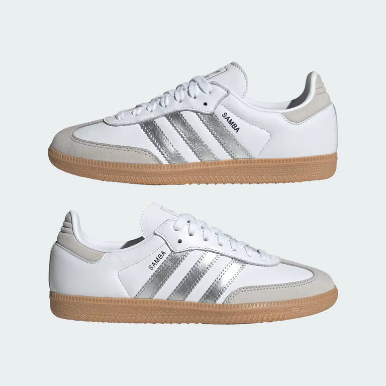 Samba OG White Silver Metallic