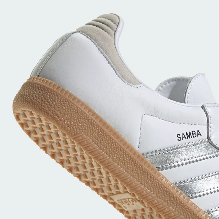 Samba OG White Silver Metallic