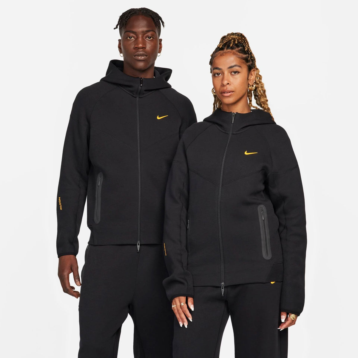Conjunto de Sudadera con Capucha & Pantalones Deportivos de Tejido Polar Técnico